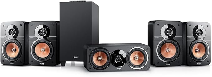Lautsprecher Teufel Teufel Ultima 20 Concept 5.1 Heimkinosystem mit AV-Receiver, Bluetooth, Dolby Audio, HDMI ARC für Film und Musik