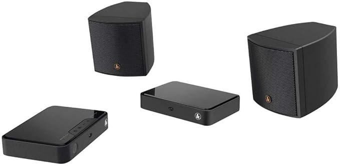 Hama Audio-Erweiterungsset RS100 Rear-Surround Schwarz 54867 für Heimkino