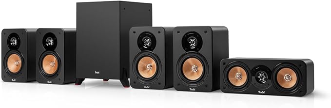Lautsprecher Teufel Teufel Ultima 20 5.1 Heimkinosystem 2025 mit kabellosem Subwoofer, Surround Sound für Filme und Musik