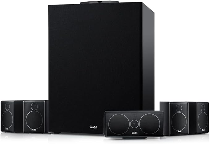 Lautsprecher Teufel Teufel CONSONO 25 Concept Power Edition 5.1 Heimkinosystem mit AV-Receiver, Bluetooth, Dolby Audio, HDMI ARC