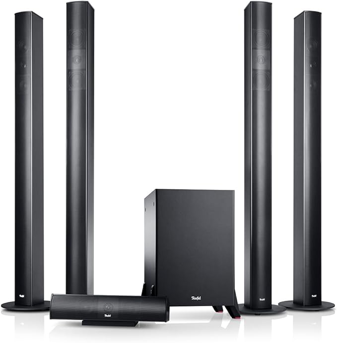 Nein Auslaufartikel (Produktion durch Teufel Columa 300 Mk2 L Heimkino 5.1 Set mit Subwoofer & Aluminium-Säulen, Surround Sound für Filme, Musik & Games (2018)