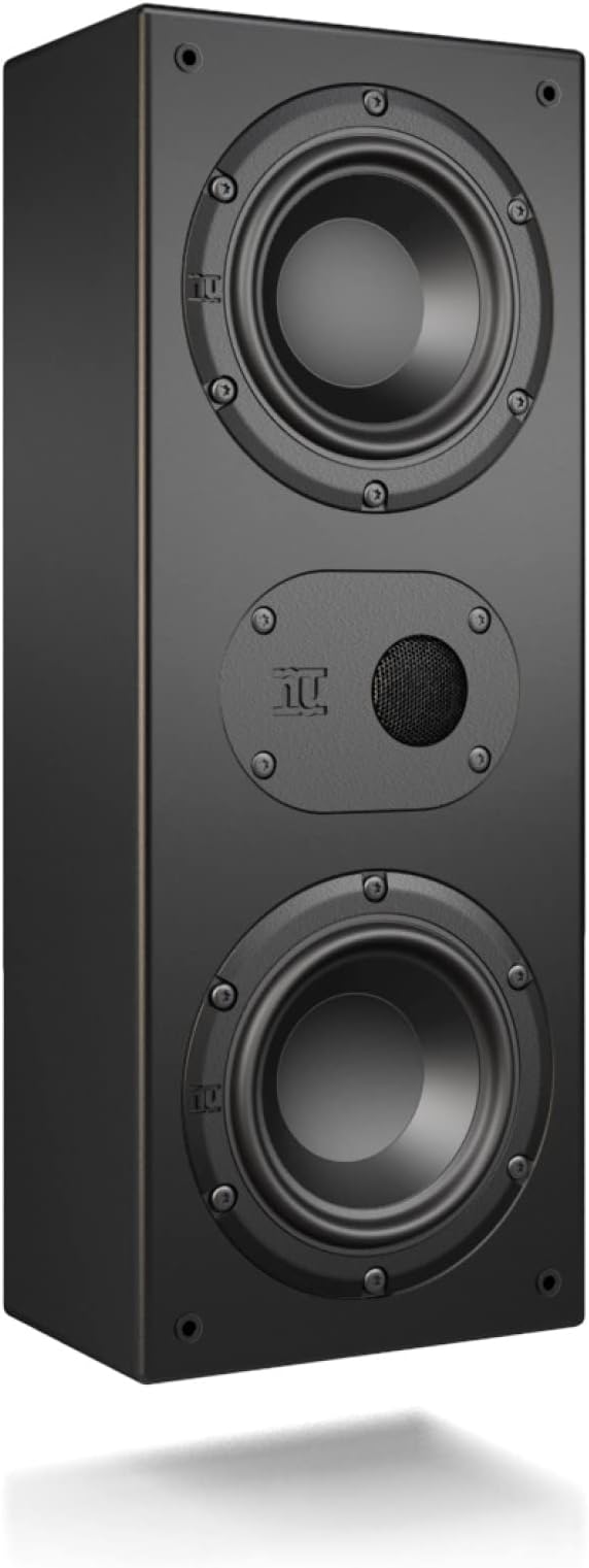 Nein Auslaufartikel (Produktion durch Nubert nuLine WS-14 Wandlautsprecher Schwarz | 2-Wege Kompaktbox Made in Germany | für Heimkino & Musik