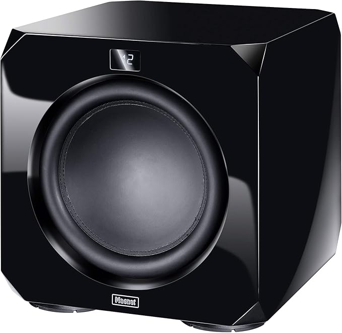 MAGNAT Omega CS 12 Aktiv-Subwoofer 1100 Watt DSP Fernbedienung für Heimkino und Musik 2020